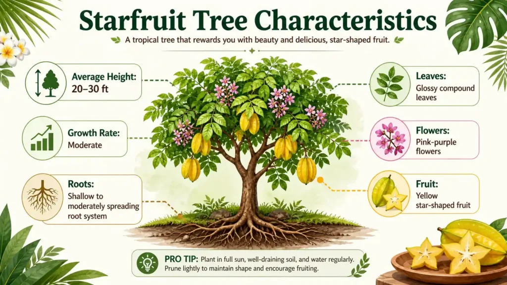 Starfruit-Tree-Characteristics-and-Features