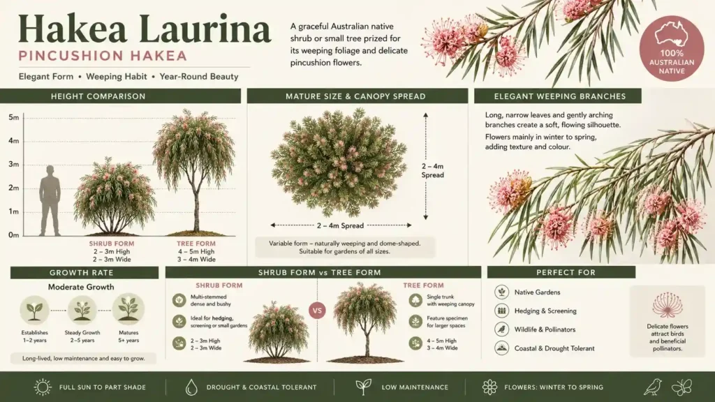 hakea-laurina-size