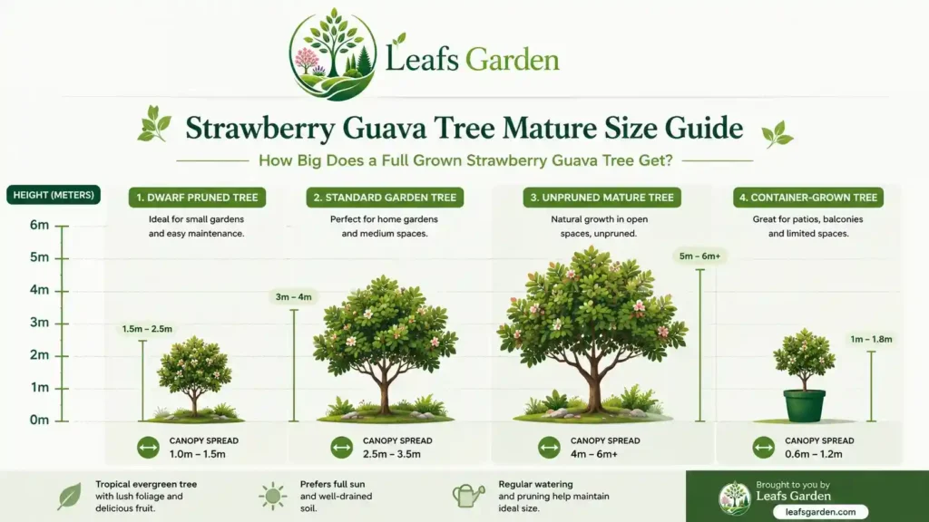 strawberry-guava-tree-size