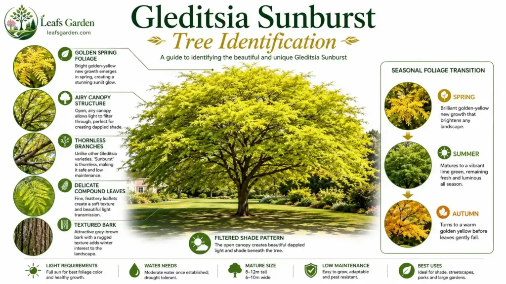 gleditsia-sunburst