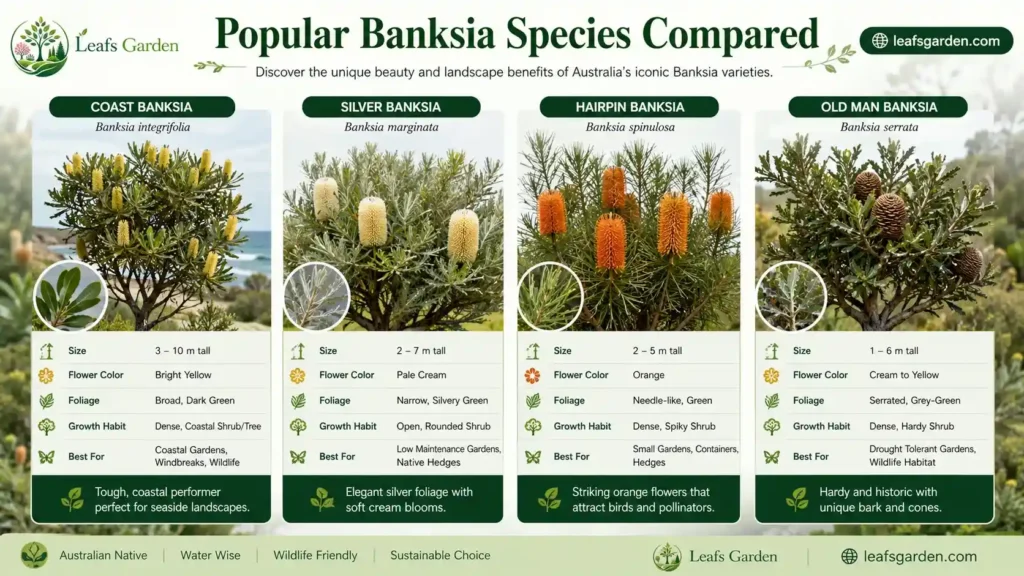 banksia-types