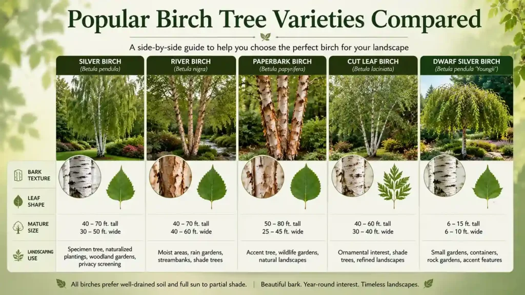 types-of-birch-trees