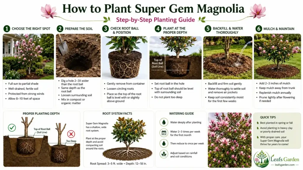 magnolia-planting