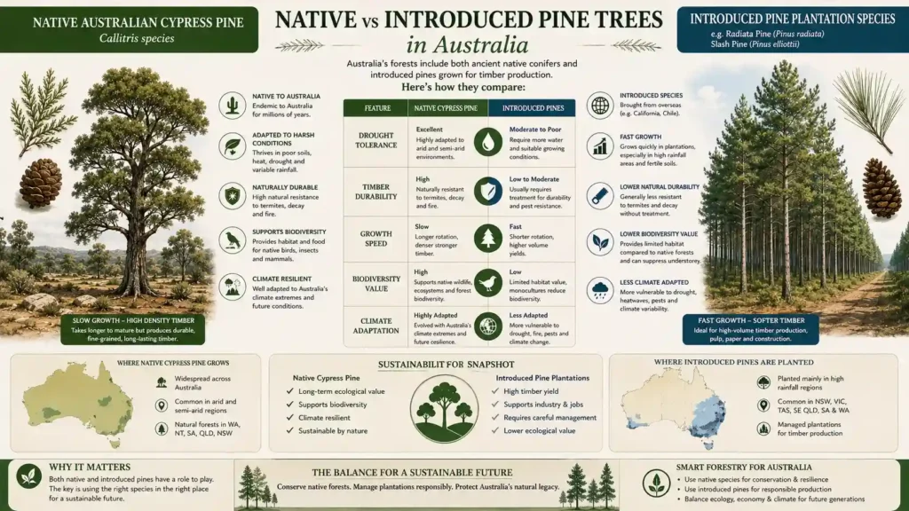 native-australian-pine-trees