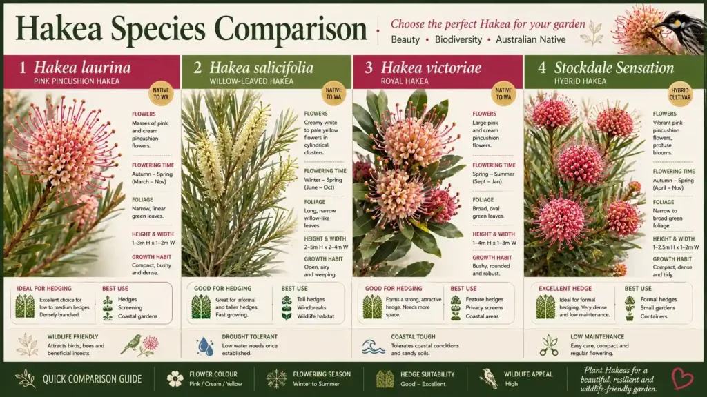 Hakea-Varieties