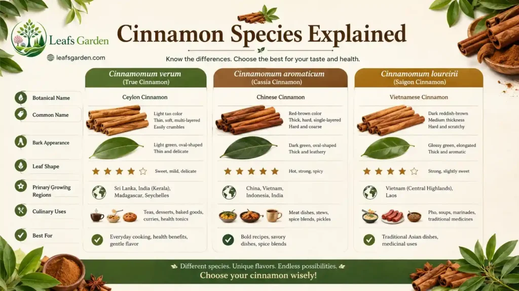 cinnamon-varieties
