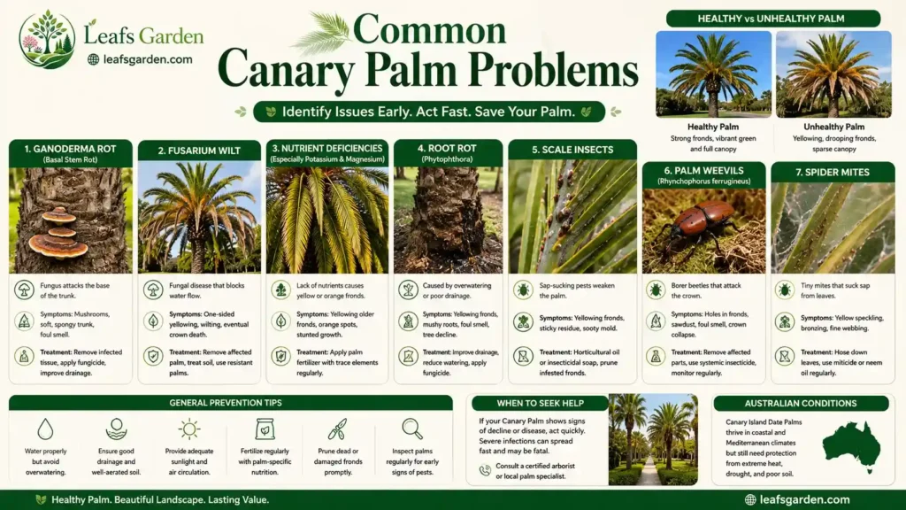 canary-island-date-palm -problems