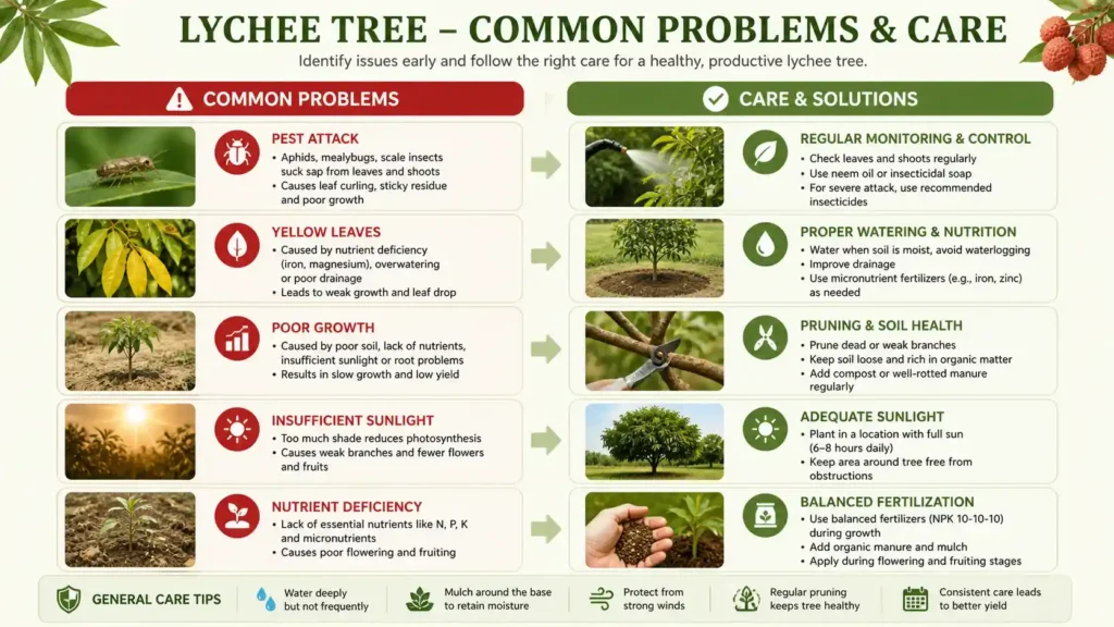 lychee-growth-problems