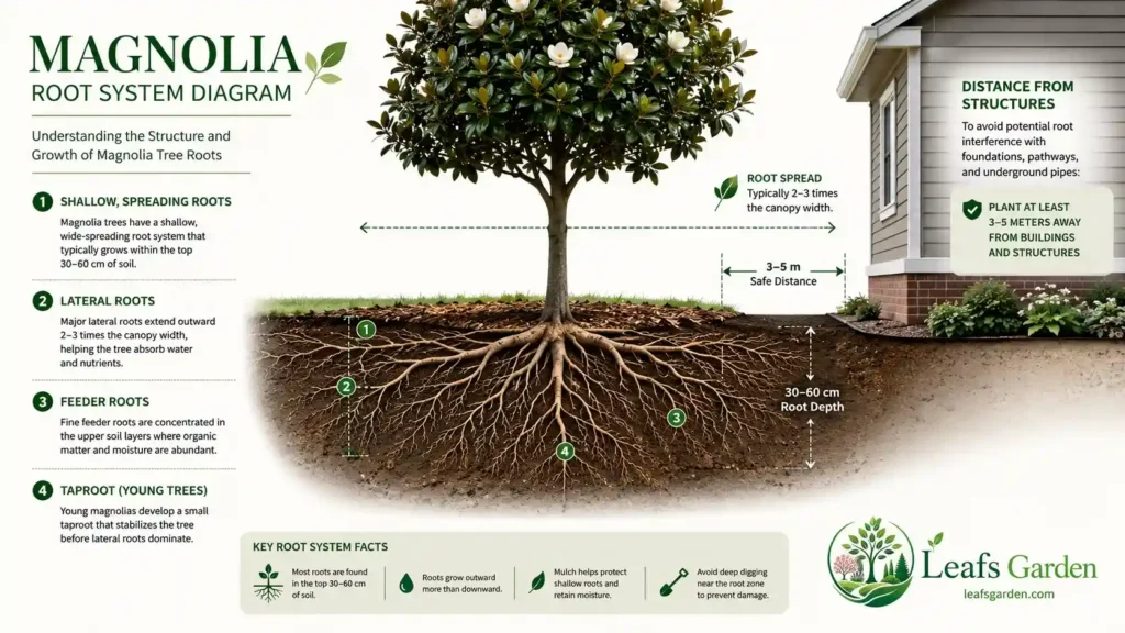 magnolia-root-system